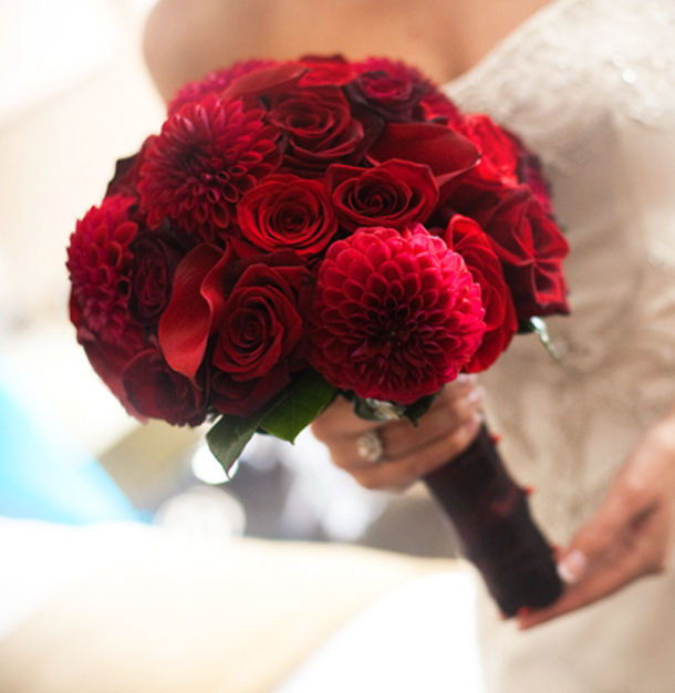 Ramos de novia -rosas rojas 2